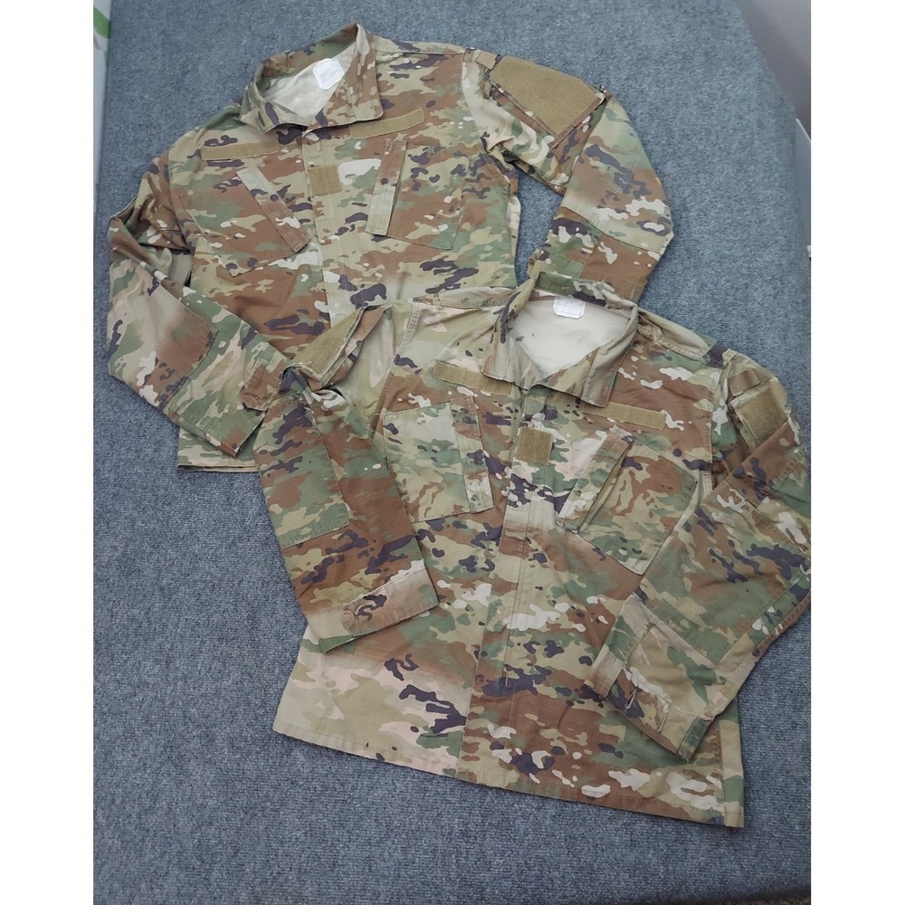 Lot 2 Military Coat Army Combat Uniform BDU Medium Regular OCP utility Multicam
